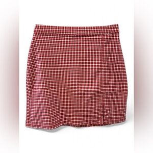 Hollister A-line Plaid Mini Skirt Size XS